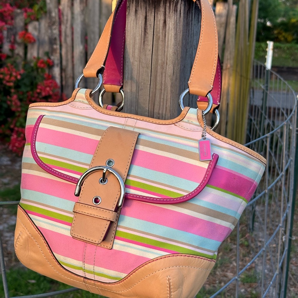 Coach Y2K Hampton Soho tote shoulder bag